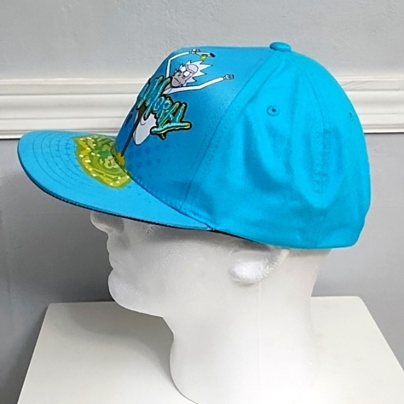 Rick and Morty 3D Embroidered Snapback Hat Limited Edition - Picture 5 of 12